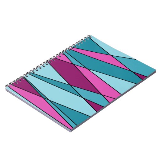 Carnet formes géométriques modernes Abstraites triangles (Côté gauche)