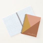 Carnet Formes géométriques modernes en Terracotta Personn (Intérieur)