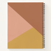 Carnet Formes géométriques modernes en Terracotta Personn (Dos)