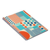 Carnet Formes géométriques, Motif d'art moderne. (Côté Droit)
