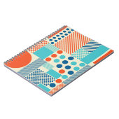 Carnet Formes géométriques, Motif d'art moderne. (Côté gauche)