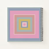 Carnet Formes géométriques Motif de courtepointe en coule (Dos)