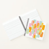 Carnet Formes géométriques simples dans les Pastels Jaune (Intérieur)