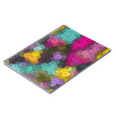 Carnet formes hexagones géométriques modernes Abstraites (Côté gauche)