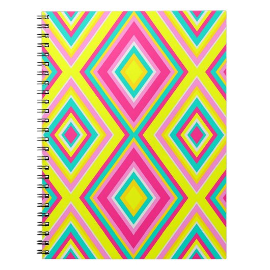 Carnet Formes modernes géométriques Triangles Motif (Devant)