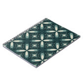 Carnet formes vertes rétro (Côté gauche)