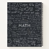 Carnet Formules Math Chalkboard (Dos)