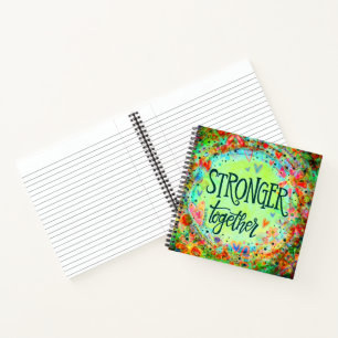 Carnet Forte Ensemble Floral Green Fun Inspiriity