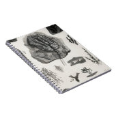 Carnet fossile, dinosaure, paléontologie, fossiles, crâne (Côté Droit)