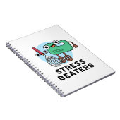 Carnet Fouet de cuisson drôle pour Battre le Stress Pun (Côté Droit)