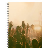 Carnet Foule au concert - retro style photoconcert, foule (Devant)