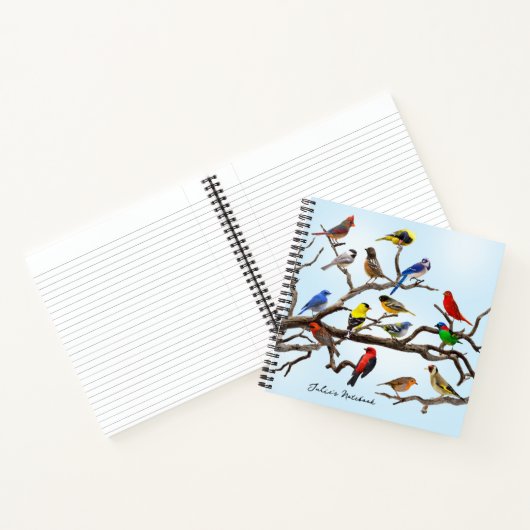 Carnet Foule d'oiseaux sur les branches (Intérieur)