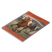 Carnet Foule enchantée par le magnifique cheval en course (Côté gauche)