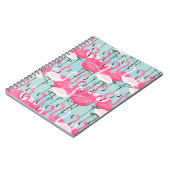 Carnet Foule rose et blanche des Flamants roses (Côté gauche)