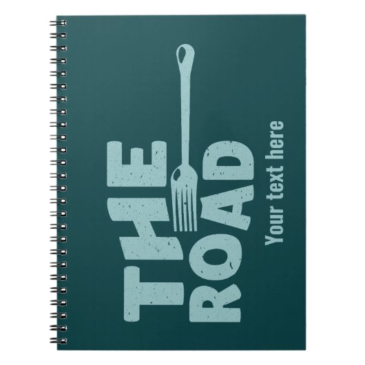 Carnet Fourche dans la typographie routière (Devant)