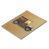 Carnet Fourgonnette de livraison vintage (Côté gauche)