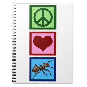 Carnet Fourmis d'amour de paix