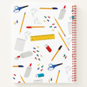 Carnet Fournitures de bureau et d'artisanat de l'école Mo (Dos)