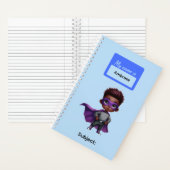 Carnet Fournitures de bureau pour garçons, 15 super héros (À l'intérieur)