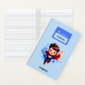 Carnet Fournitures de papeterie pour garçons avec 9 super (À l'intérieur)