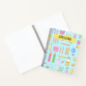 CARNET FOURNITURES SCOLAIRES DE COULEURS PASTELLES ATTRAY (Intérieur)