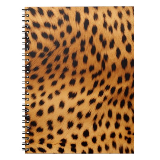 Carnet Fourrure animale Cheetah (Devant)