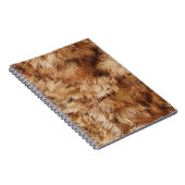 Carnet Fourrure Brown Abstraite (Côté Droit)