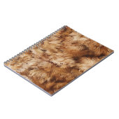 Carnet Fourrure Brown Abstraite (Côté gauche)