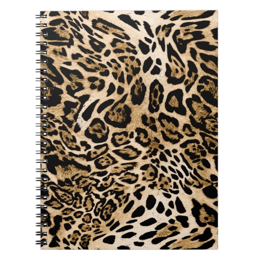 Carnet Fourrure de léopard d'Afrique : Texture d'animal s (Devant)