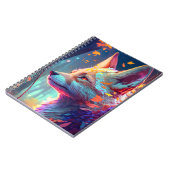 Carnet Fox Animal Portrait Peinture Dark Caractère Spirit (Côté gauche)