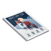 Carnet Fox Dans La Neige | Bonne année 2025 (Côté Droit)