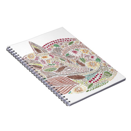 Carnet Fox dans le feuille (Côté Droit)