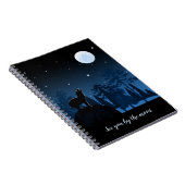 Carnet Fox Et Pleine lune À Minuit (Côté Droit)