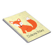 Carnet Fox mignon de bébé de région boisée (Côté Droit)