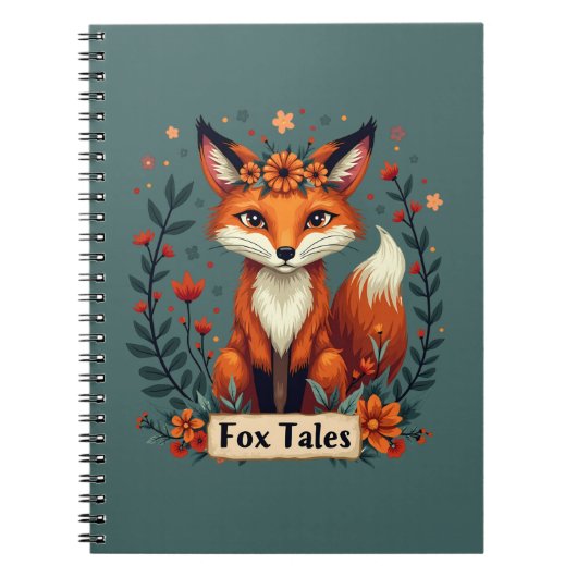Carnet Fox Tales Boho Woodland Animal (Devant)