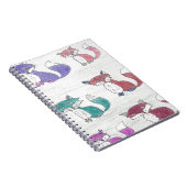 Carnet Foxes funky Motif (Côté Droit)