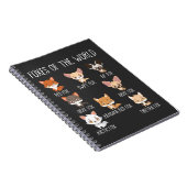 Carnet Foxes Of the World Don pour Fox Lover (Côté Droit)