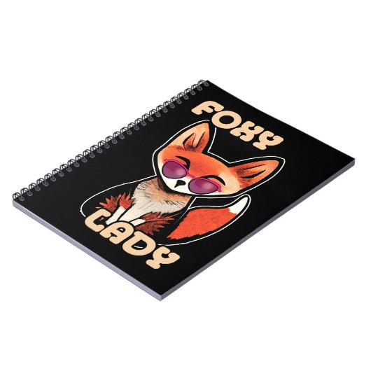 Carnet Foxy Lady | Cute Fox (Côté gauche)