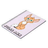 Carnet Foxy Roxy personnalisé (Côté gauche)