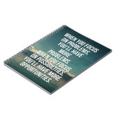 Carnet Foyer sur la citation de possibilités (Côté gauche)