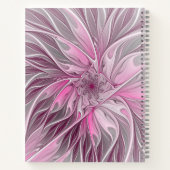 Carnet Fractal Art Rose Flower Dream, Imaginaire Floral (Dos)