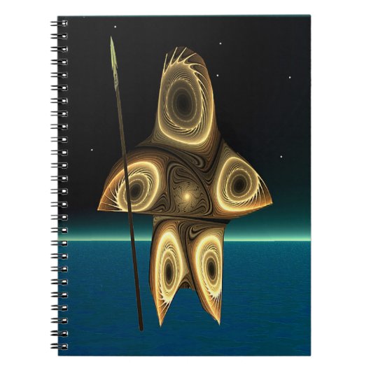 Carnet Fractal Inuit Hunter (Devant)