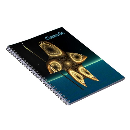 Carnet Fractal Inuit Hunter (Côté Droit)