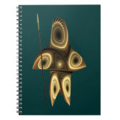 Carnet Fractal Inuit Hunter (Devant)