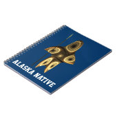 Carnet Fractal Inuit Hunter - Autochtone de l'Alaska (Côté gauche)