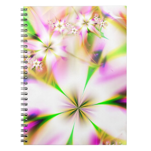 Carnet fractale florale (Devant)