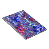 Carnet Fractale numérique abstrait coloré trippy groovy (Côté Droit)