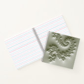 Carnet Fractale vert pâle (Intérieur)