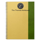 Carnet Fractionnement minimal de la marron vert d'olive (Devant)