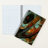 Carnet Fractionner l'art Abstrait (À l'intérieur)